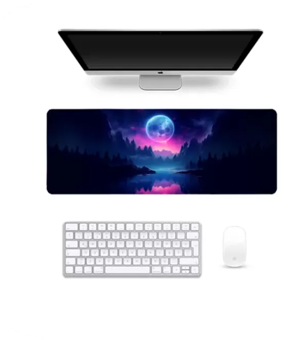 Valley of the Moon – Premium Large Mousepad with a Dreamy Nightscape