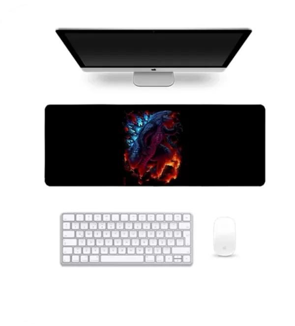 King of the Shadows – Premium Large Mousepad with a Striking Godzilla Design