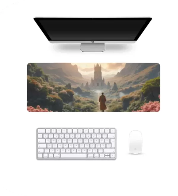 Journey to the Castle – Premium Large Mousepad for a Fantasy Adventure