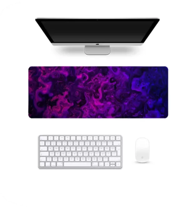 Psychedelic Purple Hues – Premium Large Mousepad for a Vibrant Aesthetic