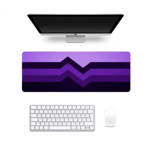 Purple Mountains – Premium Large Mousepad for a Tranquil Workspace
