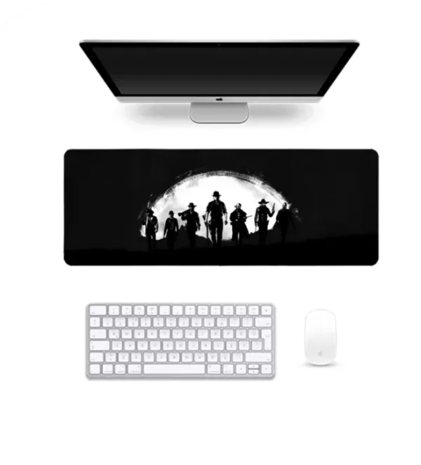 Cowboy Silhouette – Premium Large Mousepad with Western Aesthetic