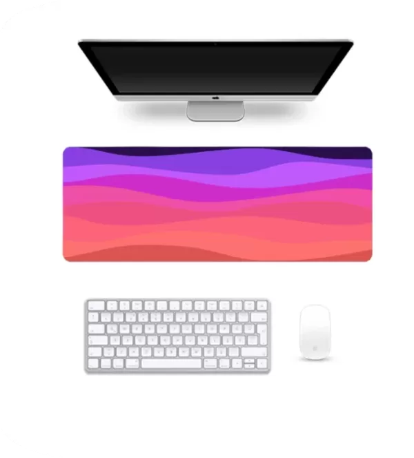Waves of AI – Premium Large Mousepad for a Sleek Workspace