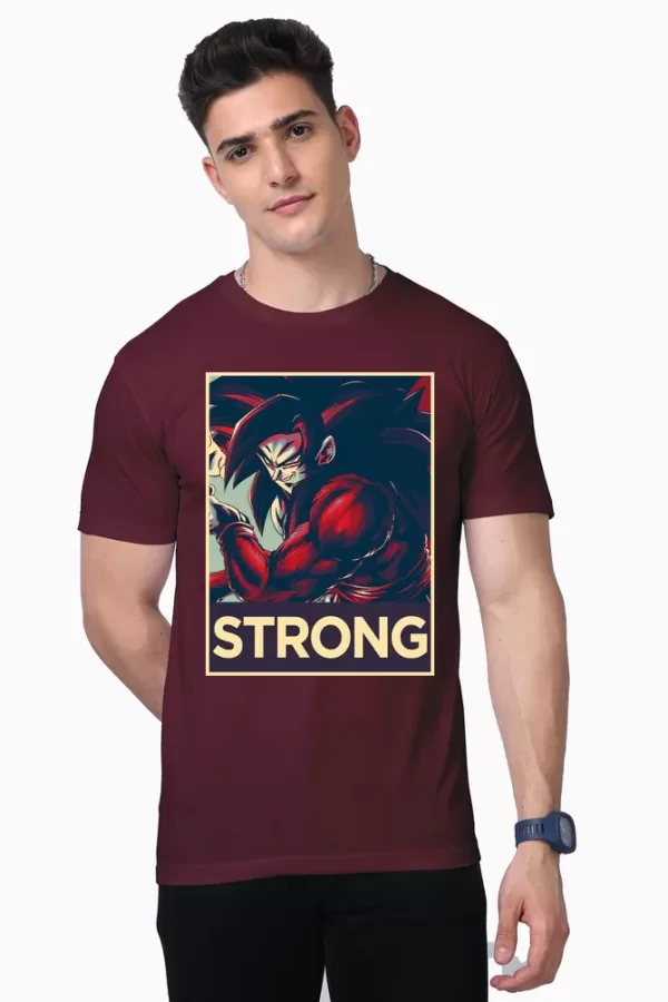 Primal Power – Super Saiyan 4 Goku Supima Cotton T-Shirt