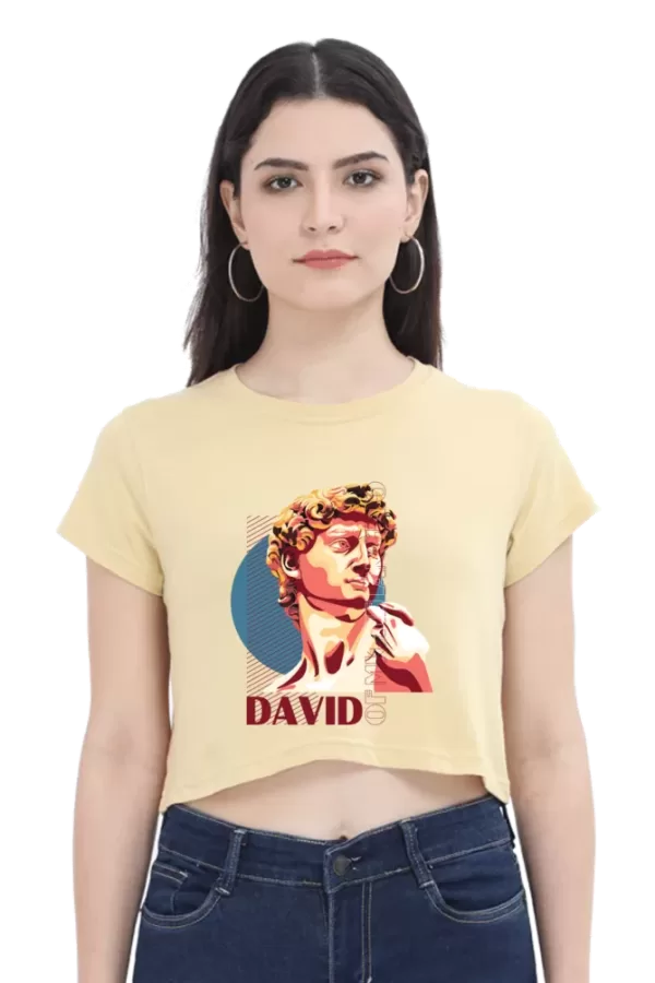 Retro Visionary – David Retro Statue Pure Cotton & DTF Print