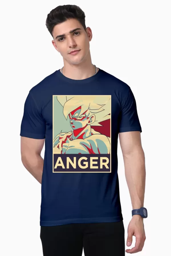 Saiyan Awakening – Super Saiyan Goku Supima Cotton T-Shirt